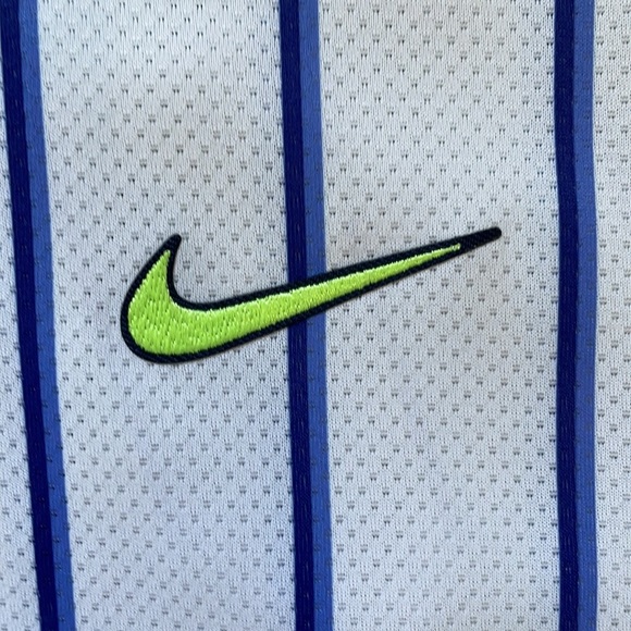 Nike blue & green striped jersey - Picture 4 of 4